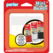 Perler Mini Bead Pegboards 4/Pkg