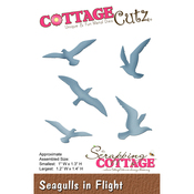 Seagulls In Flight 1"X1.3" To 1.2"X1.4" - CottageCutz Die