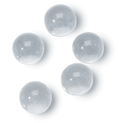 Clear - Floral Glass Marbles 12oz