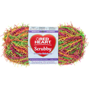 Tropical - Red Heart Scrubby Yarn