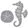 Seahorse & Sand Dollar - Spellbinders Shapeabilities Die D-Lites