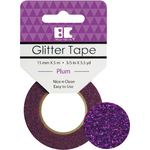 Plum - Best Creation Glitter Tape 15mmX5m