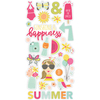 Sunshine & Happiness Chipboard Stickers - Simple Stories