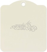 Square Tags Ivory - Graphic 45