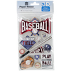 Baseball Batter Up - Paper House 3D Stickers