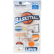 Basketball Swish - Paper House 3D Stickers