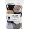 Neutrals - Wool Roving 12" .25oz 8/Pkg