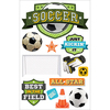 Soccer Champ - Paper House 3D Stickers