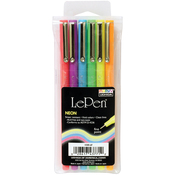 Assorted Colors - Le Pen Neon Set 6/Pkg