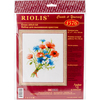 6"X8" 14 Count - Bouquet With Cornflowers Counted Cross Stitch Kit