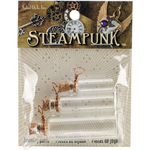 Laboratory Bottles  - Steampunk Glass Accents 3/Pkg