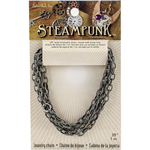 Antique Silver Style A - Steampunk Metal Chain 39" 1/Pkg