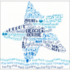9.5"X9.5" 14 Count - Let's Live By The Sea Counted Cross Stitch Kit