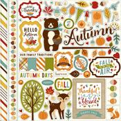 Fall Is In The Air Element Sticker Sheet - Echo Park