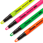 Yellow, Green, Pink, & Orange - Clearview Highlighters 4/Pkg