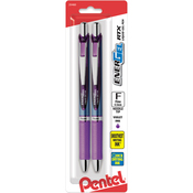Violet - EnerGel RTX Retractable Liquid Gel Pen .5mm 2/Pkg