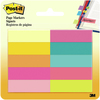 Assorted Bright - Post-It Page Markers .5"X1.75" 10/Pkg