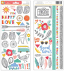 Oh Happy Life 6 x 12 Accent Stickers - Amy Tangerine