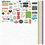 Fundamentals - Illustrated Faith Christmas Stickers 12"X12"