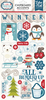 I Love Winter 6x13 Chipboard Stickers - Echo Park