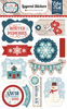 I Love Winter Layered Stickers - Echo Park