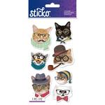 Hipster Cats Stickers - Sticko