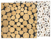 Logs Paper - Warm & Cozy - Pebbles