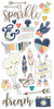 Posh Chipboard Stickers - Simple Stories