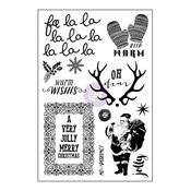 Sweet Peppermint 4x6 Cling Stamp - Prima