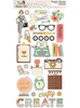 The Reset Girl Chipboard Stickers - Simple Stories