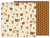 Woodland Critters Paper - Woodland Forest - Pebbles