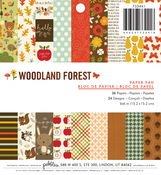 Woodland Forest 6 x 6 Paper Pad - Pebbles