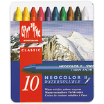 Caran d'Ache NeoColor 2 Water Soluble Wax Pastel Set 10/Pkg