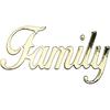 Family Gold Foiled Word Sticker - Little B