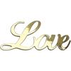 Love Gold Foiled Word Sticker - Little B