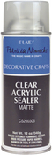 Matte - Clear Acrylic Sealer Aerosol Spray 12oz