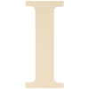 I - MDF Classic Font Wood Letters & Numbers 9.5"