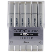 Warm Gray - Copic Sketch Markers 12pc Set