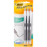 Black - BIC Atlantis Exact Pens 3/Pkg