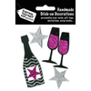 Champagne & Stars - Black & Purple - Express Yourself MIP 3D Stickers