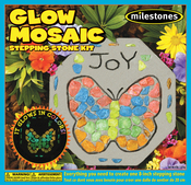 Glow-In-The-Dark - Mosaic Stepping Stone Kit