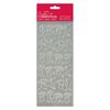 Silver Stockings Outline Stickers - Docrafts