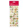 Christmas Alphas Lower Case Foiled & Embossed Stickers - Docrafts