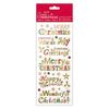 Christmas Sentiments Foiled & Embossed Stickers - Docrafts