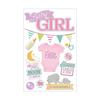 Baby Girl Paper House 3D Stickers