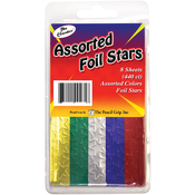 Assorted - Foil Star Stickers 440/Pkg