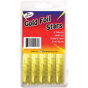 Gold - Foil Star Stickers 440/Pkg
