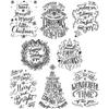 Doodle Greetings Tim Holtz Cling Stamps