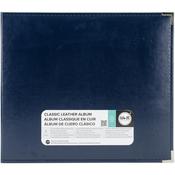 Navy - We R Classic Leather 3-Ring Album 12"X12"