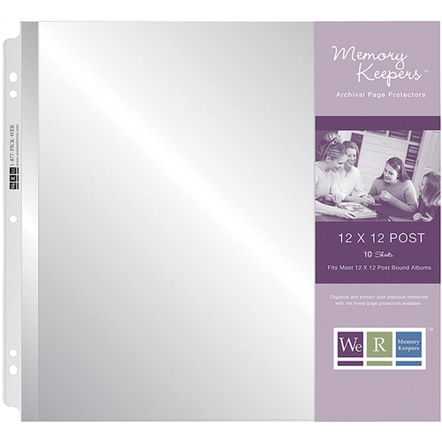 Colorbok Post Bound Album 12x12 Memories -Black